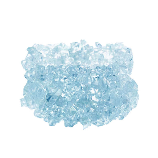 Gemstone Accented Slip-On Style Bracelet - Blue Topaz