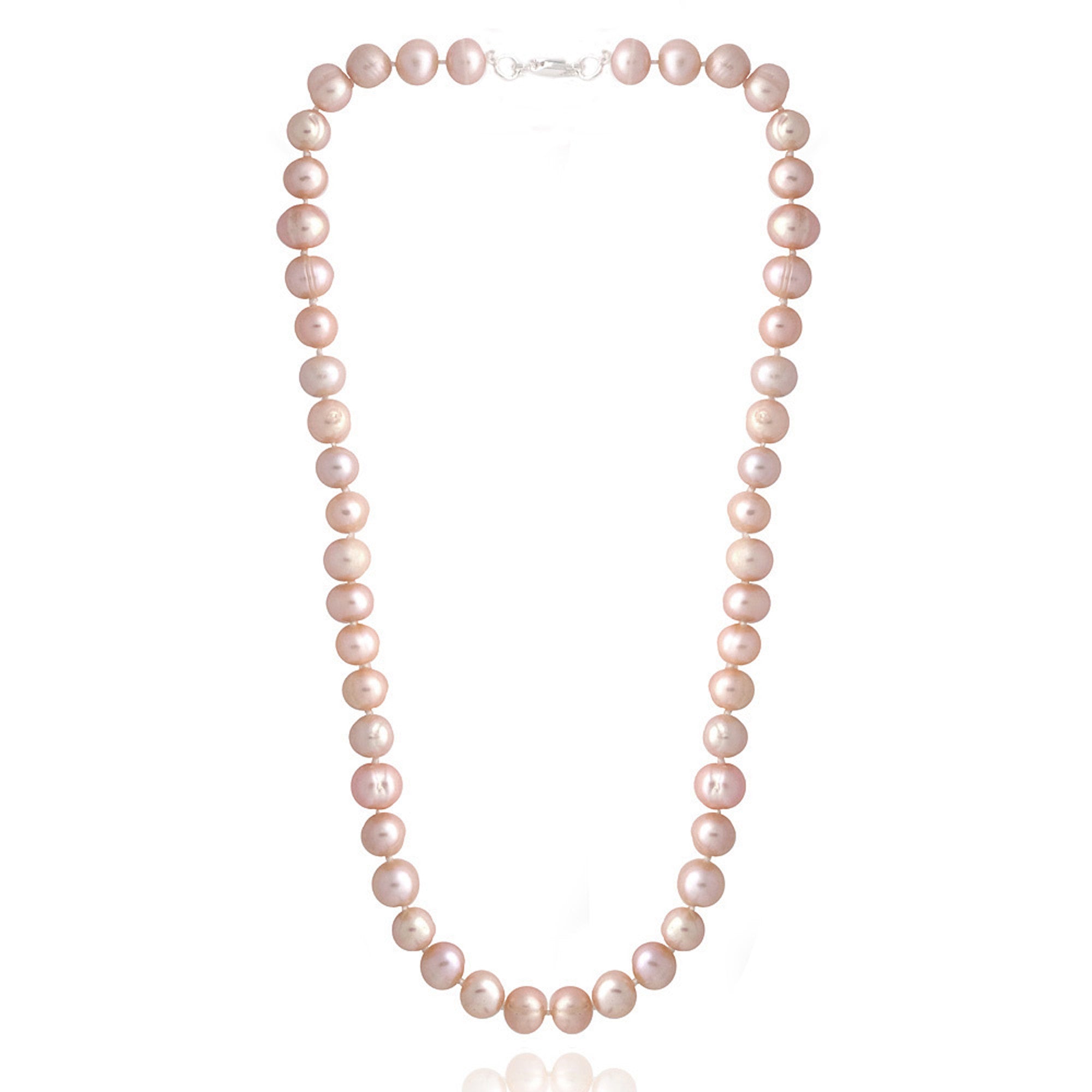 Coloured Freshwater Pearl Necklace - Pink