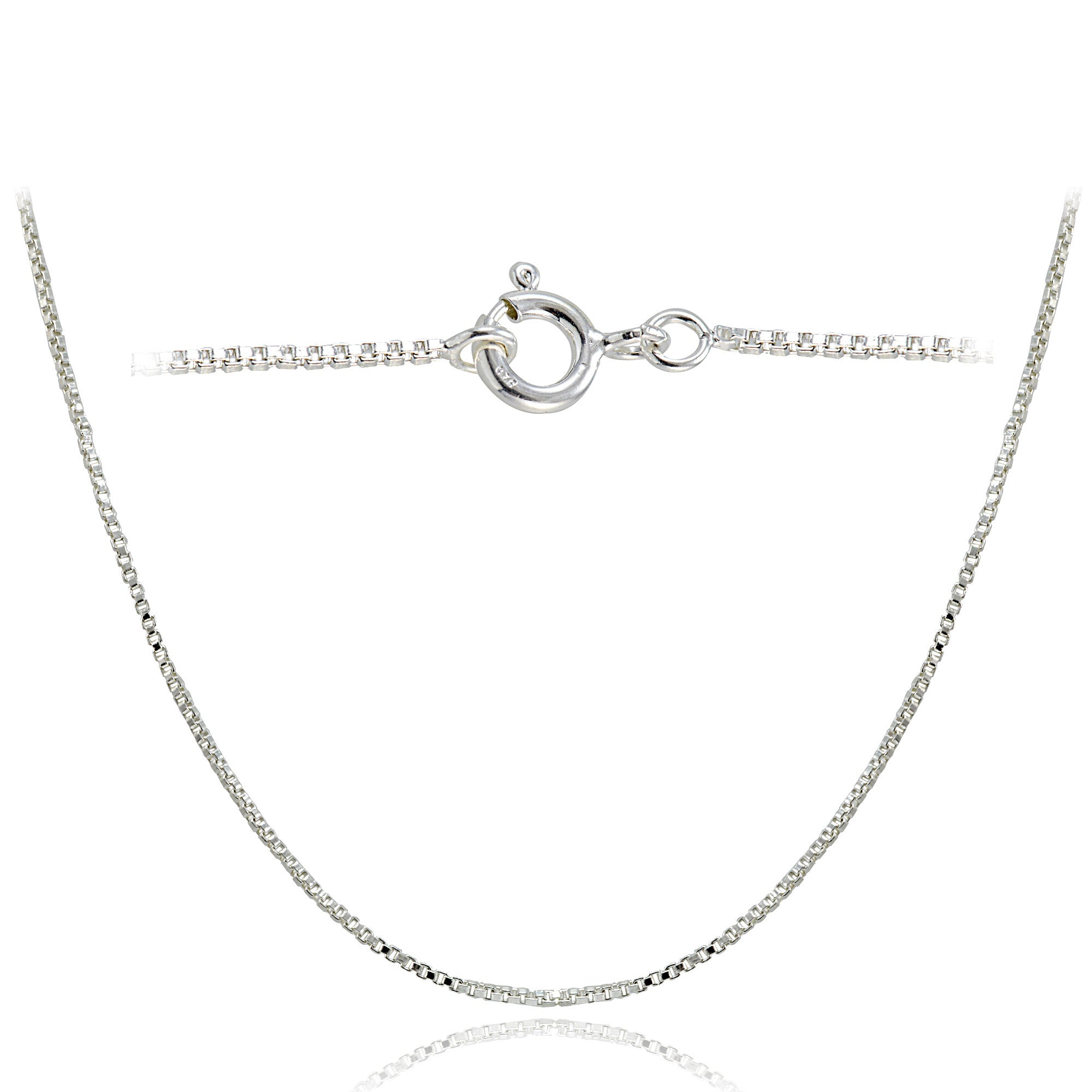 36 inch discount silver necklace